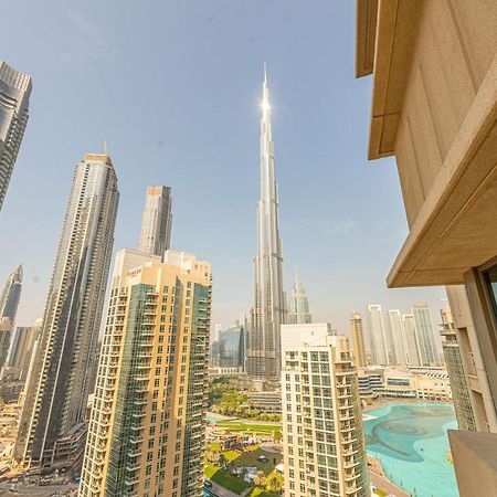 First Class 2Br With Full Burj Khalifa And Fountain View Dubai Buitenkant foto