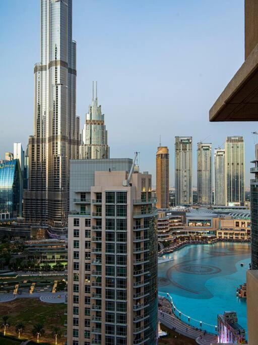 First Class 2Br With Full Burj Khalifa And Fountain View Dubai Buitenkant foto