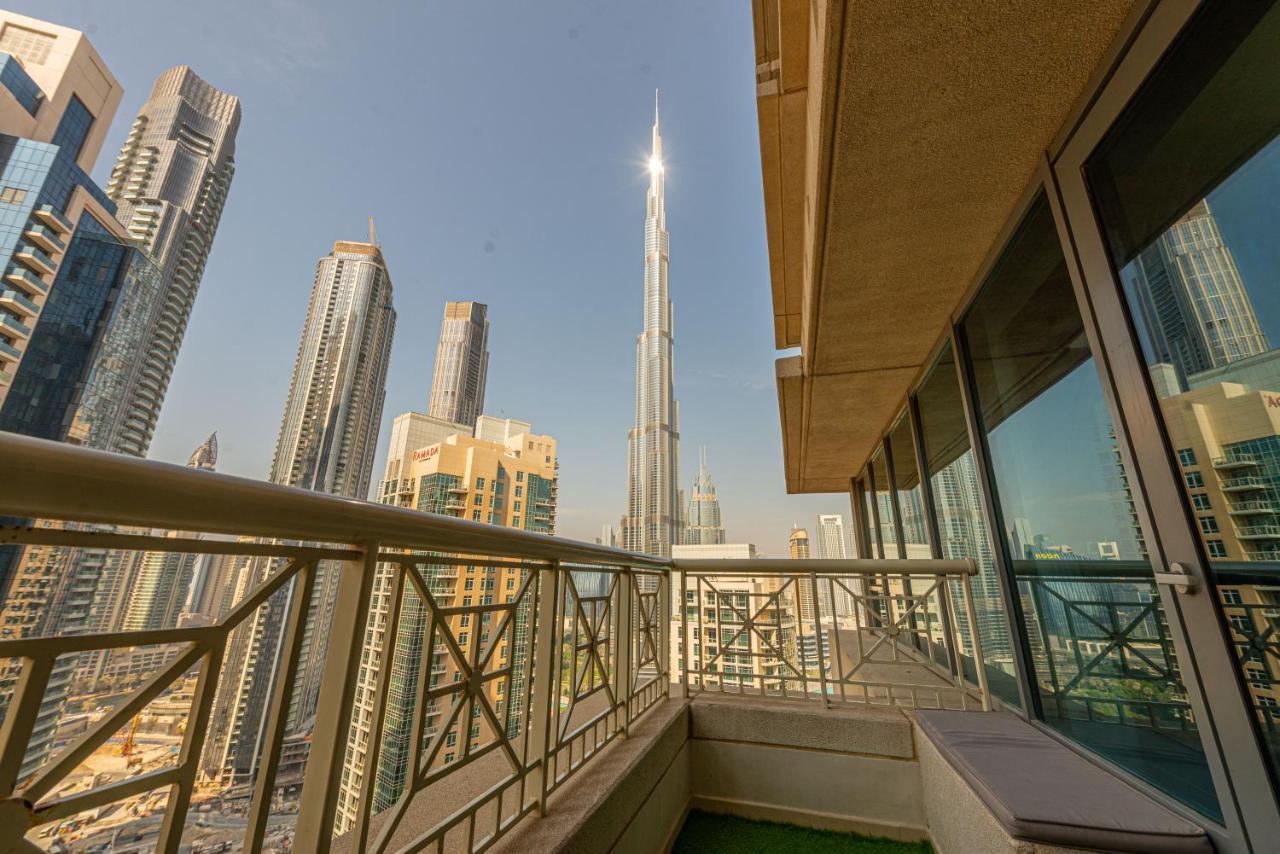 First Class 2Br With Full Burj Khalifa And Fountain View Dubai Buitenkant foto
