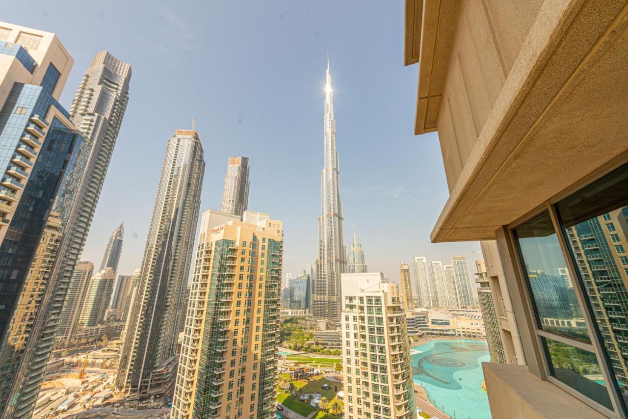 First Class 2Br With Full Burj Khalifa And Fountain View Dubai Buitenkant foto